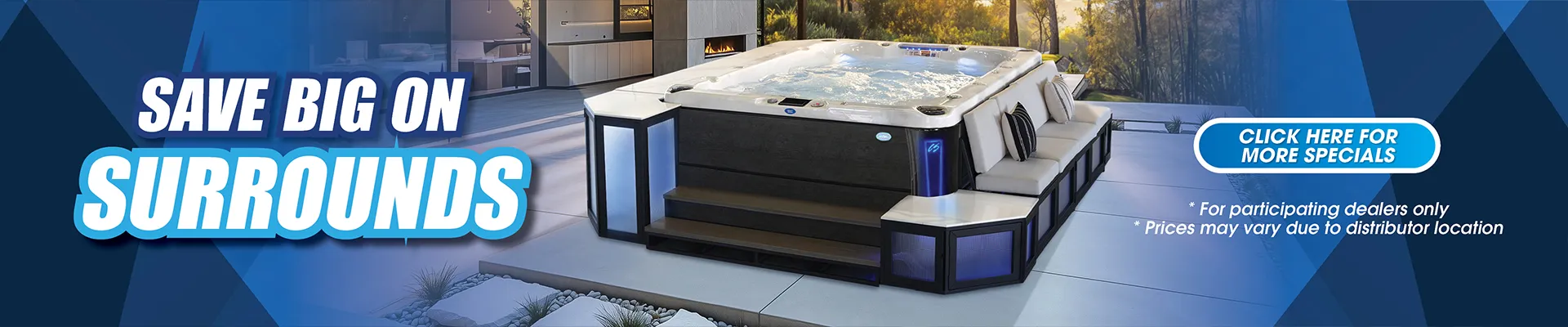 Calspas hot tub being used in a family setting - Stockton